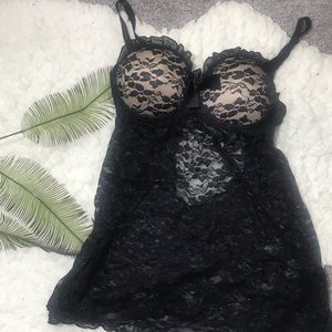 Lace Push Up Lingerie Bodysuit Sexy Outfit